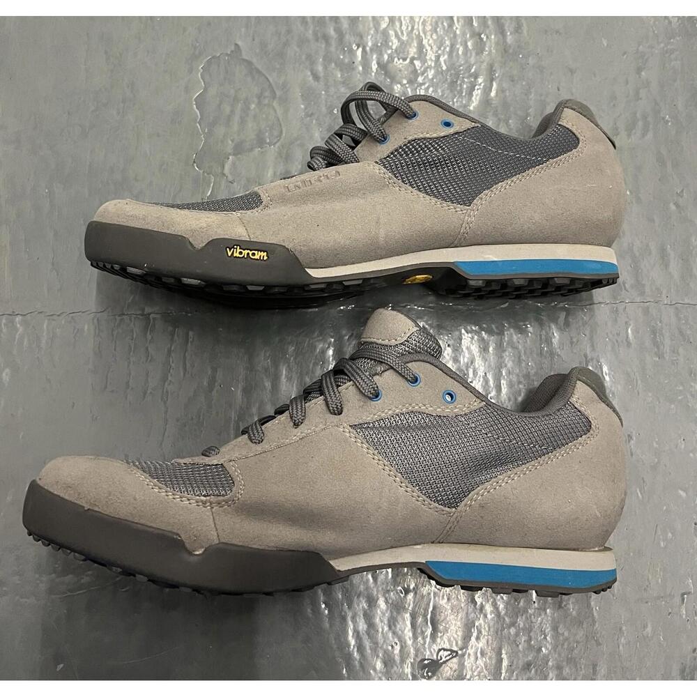 Giro Petra VR Women's Cycling Shoes, Titanium/Blue Jewel, US 9 EU 41, New
